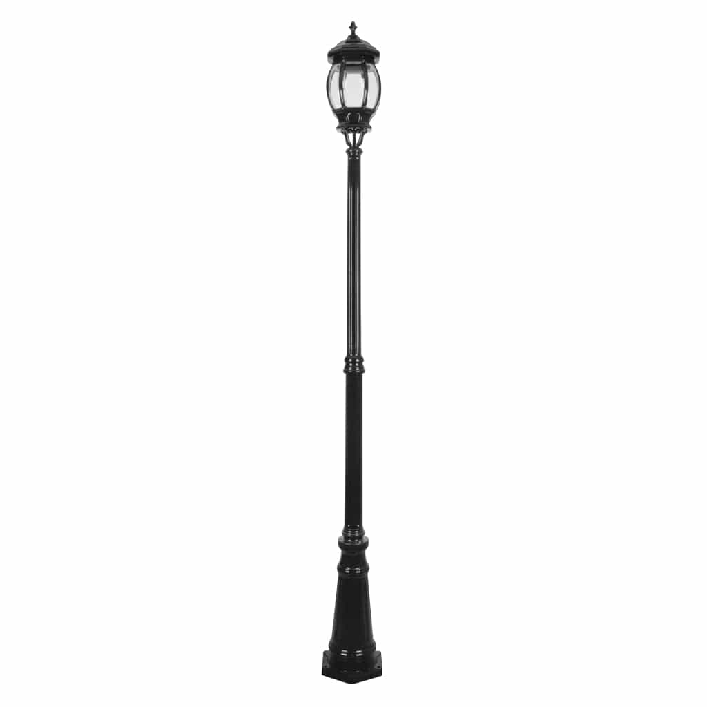 Domus Lighting Exterior Posts Black GT-698 Vienna Large Single Head Post Light Lights-For-You 16011