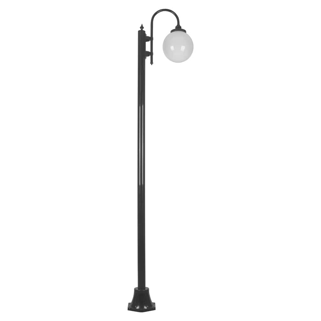 Domus Lighting Exterior Posts LISBON 1LT 2.4M 250MM OPAL POSTLIGHT Lights-For-You 15783 9330772157833