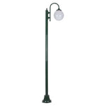 Domus Lighting Exterior Posts LISBON 1LT 2.4M 250MM OPAL POSTLIGHT Lights-For-You 15785 9330772157857