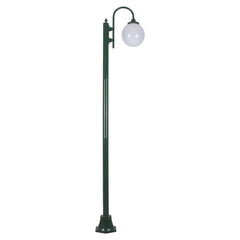 Domus Lighting Exterior Posts LISBON 1LT 2.4M 250MM OPAL POSTLIGHT Lights-For-You 15785 9330772157857