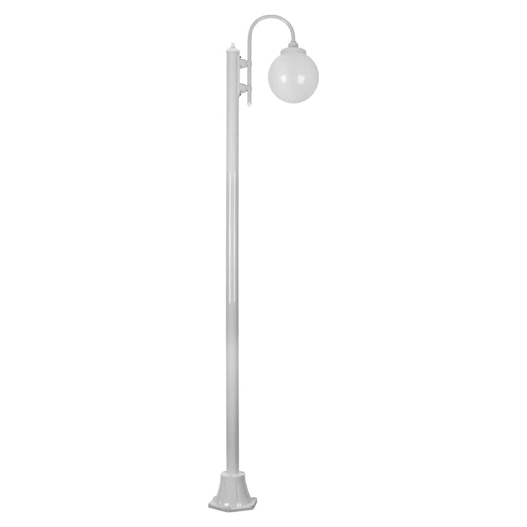 Domus Lighting Exterior Posts LISBON 1LT 2.4M 250MM OPAL POSTLIGHT Lights-For-You 15787 9330772157871