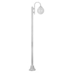 Domus Lighting Exterior Posts LISBON 1LT 2.4M 250MM OPAL POSTLIGHT Lights-For-You 15787 9330772157871