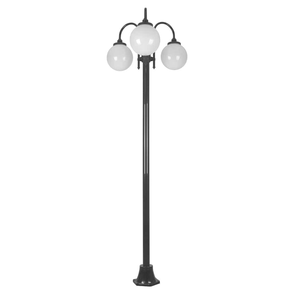 Domus Lighting Exterior Posts LISBON 3LT 2.4M 250MM OPAL POSTLIGHT Lights-For-You 15795 9330772157956