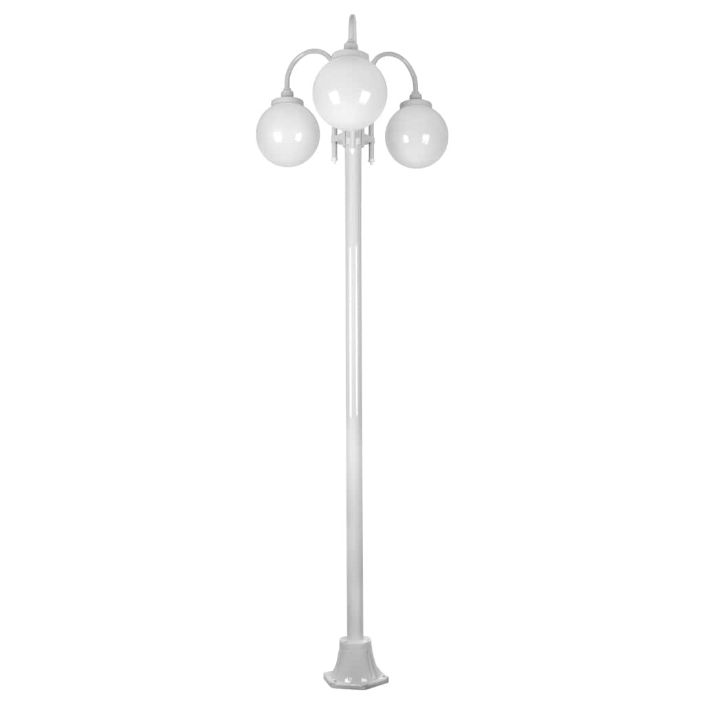 Domus Lighting Exterior Posts LISBON 3LT 2.4M 250MM OPAL POSTLIGHT Lights-For-You 15799 9330772157994