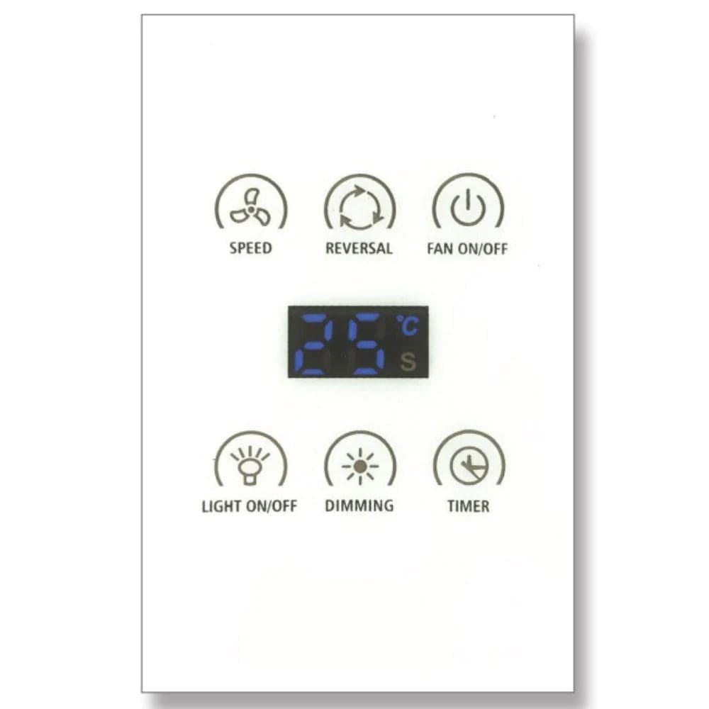 Domus Lighting Fan Accessories Dc Wall Controller To Suit Dc Ceiling Fans Lights-For-You 60110 9330772601107