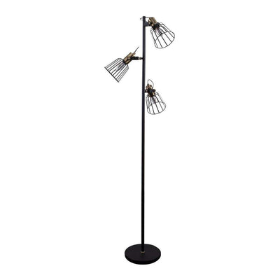 Domus Lighting Floor Lamps DOMUS Ashley-3Fl 3 Light Cage Floor Lamp Lights-For-You 22517 9330772225174