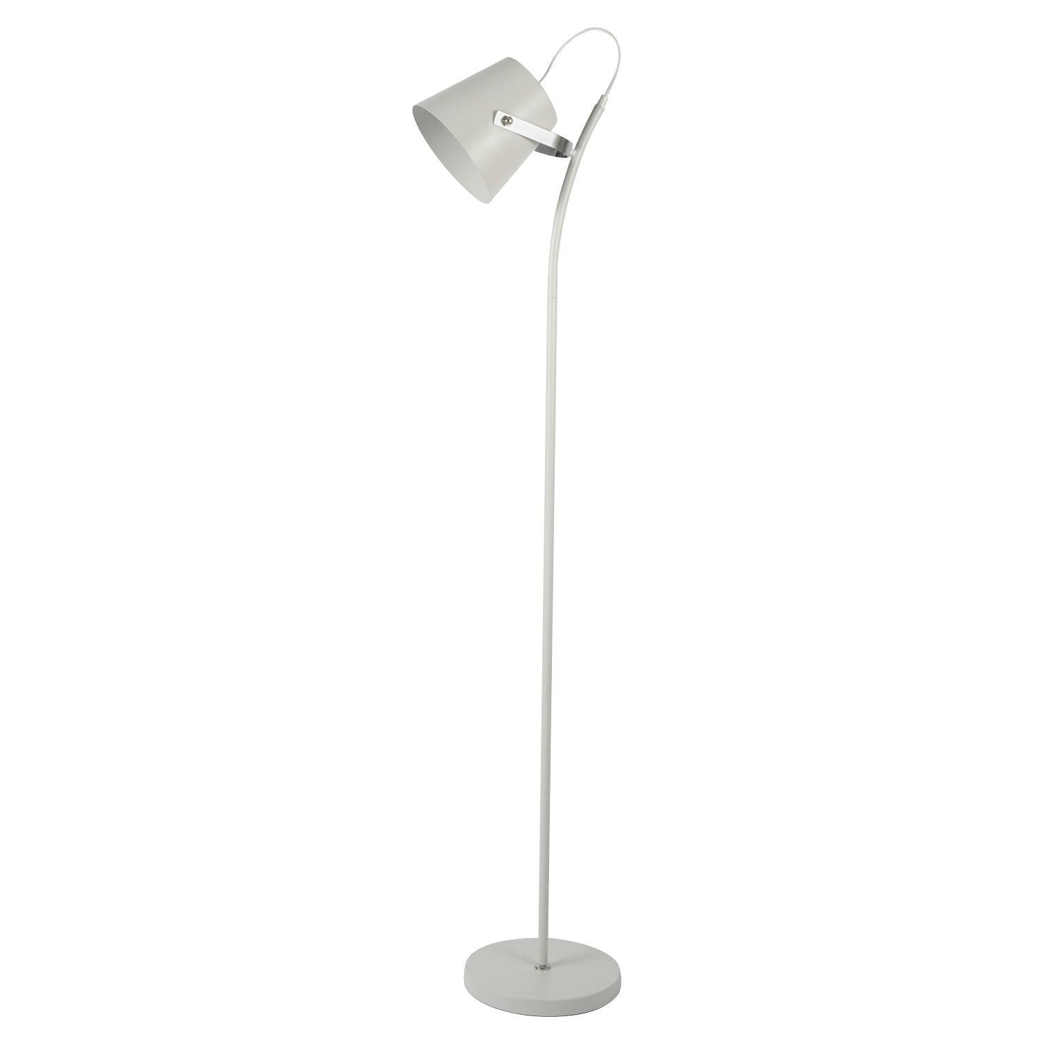 Domus Lighting Floor Lamps WHITE Elsa-Fl Floor Lamp 1Xe27 240V By Domus Lighting Lights-For-You 22534