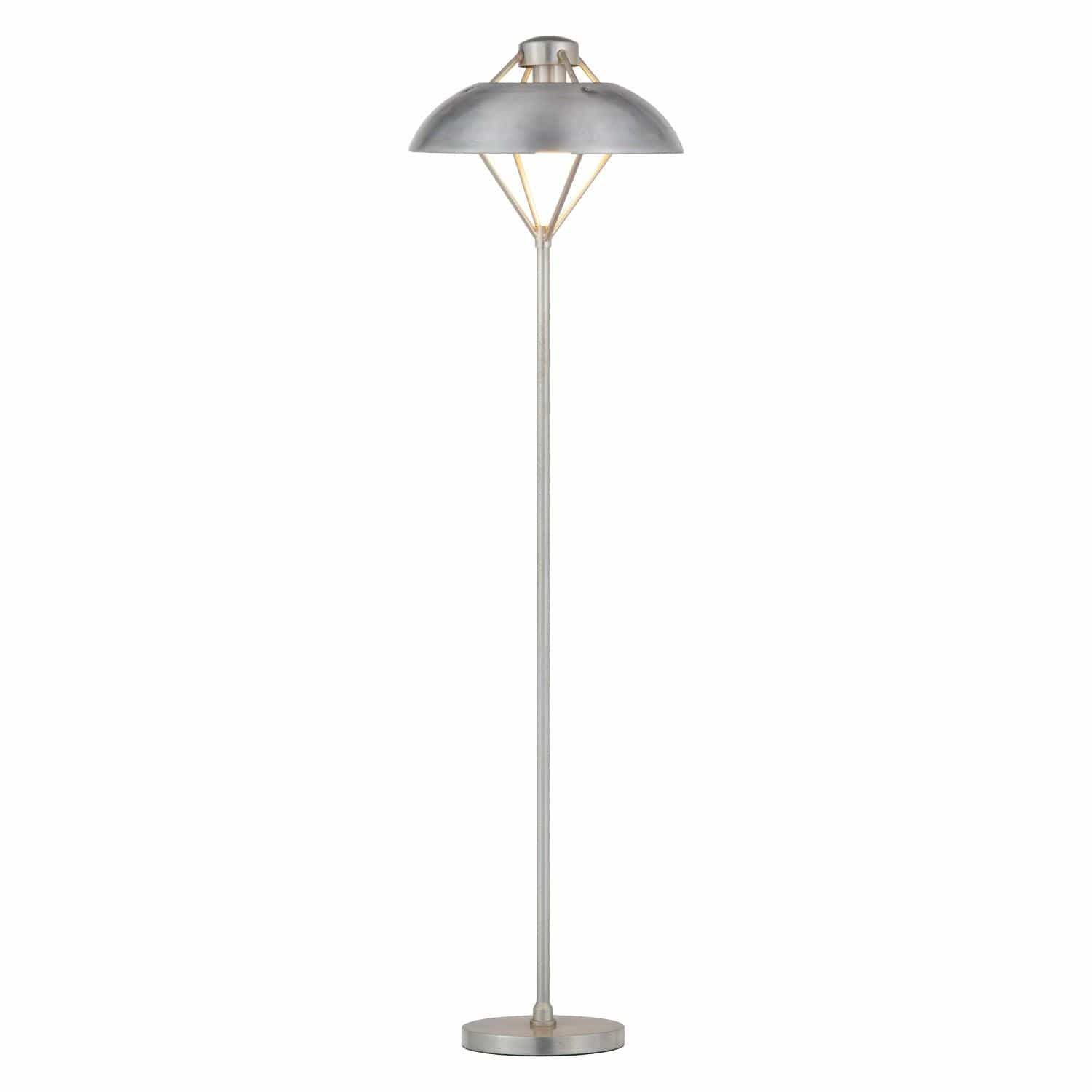Domus Lighting Floor Lamps SILVER Forge-Fl Floor Lamp 1 X E27 240V By Domus Lighting Lights-For-You 22713