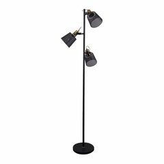 Domus Lighting Floor Lamps BLACK Rustica-3Fl 3 Light Cage Floor Lamp 22520