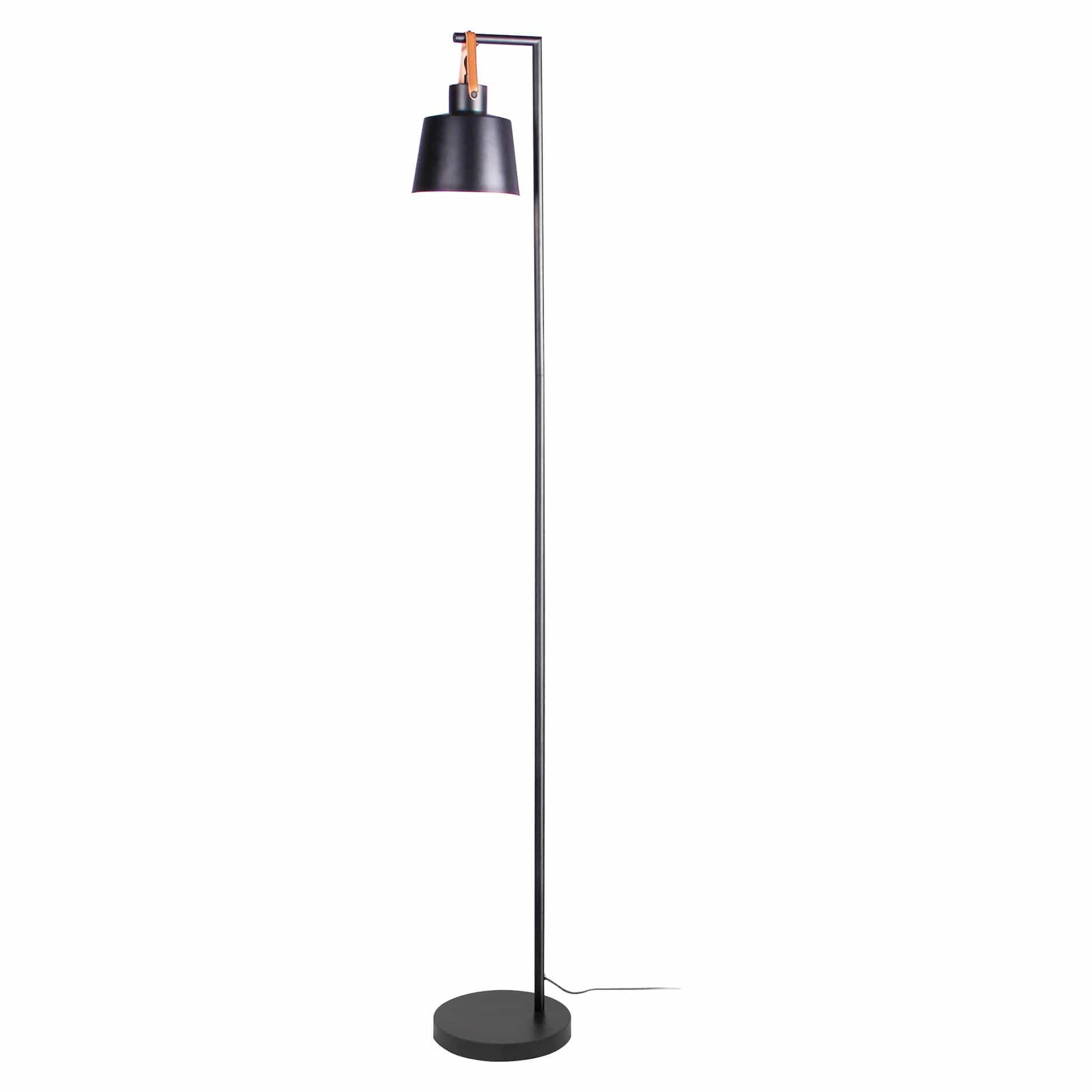 Domus Lighting Floor Lamps BLACK Strap-Fl Floor Lamp 1 X E27 240V By Domus Lighting Lights-For-You 22718