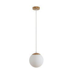 Domus Lighting Indoor Pendants 200mm / Opal / Stain Brass BUBBLE - 200/250/300 Glass Pendant Lights-For-You 31462