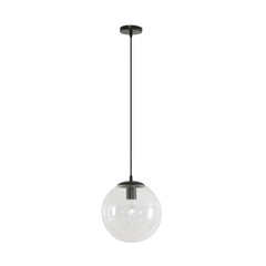 Domus Lighting Indoor Pendants 250mm / Clear / Black BUBBLE - 200/250/300 Glass Pendant Lights-For-You 31464