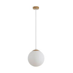 Domus Lighting Indoor Pendants 250mm / Opal / Stain Brass BUBBLE - 200/250/300 Glass Pendant Lights-For-You 31476