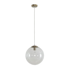 Domus Lighting Indoor Pendants 300mm / Clear / Antique Brass BUBBLE - 200/250/300 Glass Pendant Lights-For-You 31484
