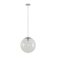 Domus Lighting Indoor Pendants 300mm / Clear / Chrome BUBBLE - 200/250/300 Glass Pendant Lights-For-You 31480