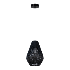 Domus Lighting Indoor Pendants Small / Black CARTER-PDT - Paper Rope Pendant Lights-For-You 23140