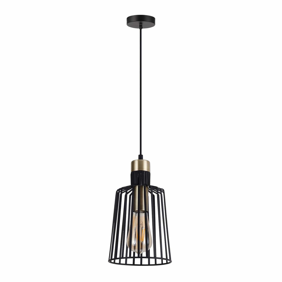 Domus Lighting Indoor Pendants DOMUS ASHLEY-PDT METAL CAGE PENDANT WITH E27 BASE Lights-For-You 22508 9330772225082