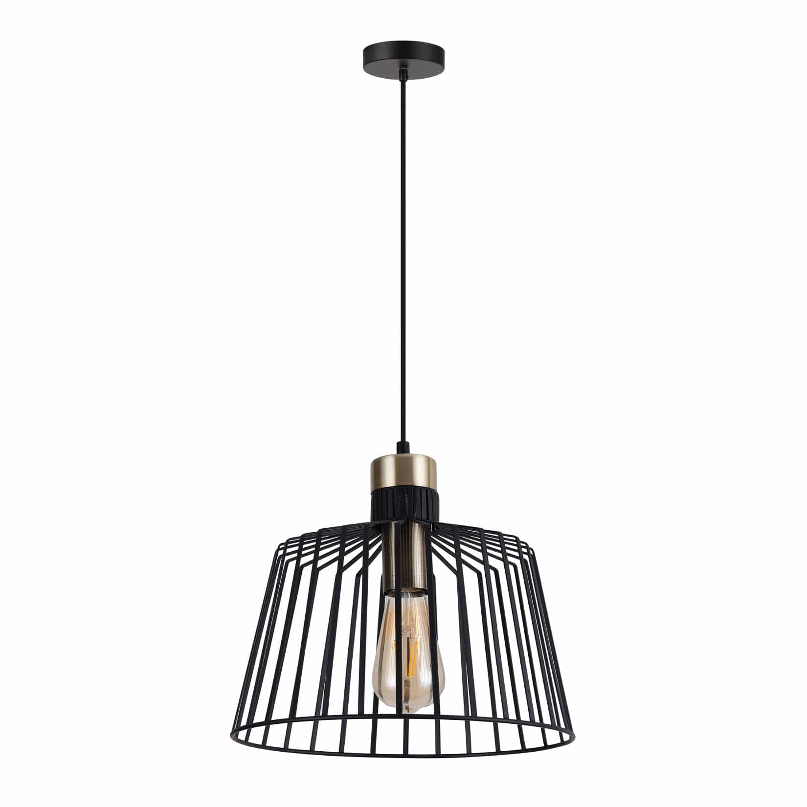 Domus Lighting Indoor Pendants DOMUS ASHLEY-PDT METAL CAGE PENDANT WITH E27 BASE Lights-For-You 22510 9330772225105