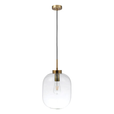 Domus Lighting Indoor Pendants DOMUS FLAUNT GLASS PENDANT E27 Lights-For-You 22741 9330772227413