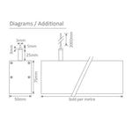 Domus Lighting Indoor Pendants Domus MAX-50 LED Linear Pendant Lights-For-You