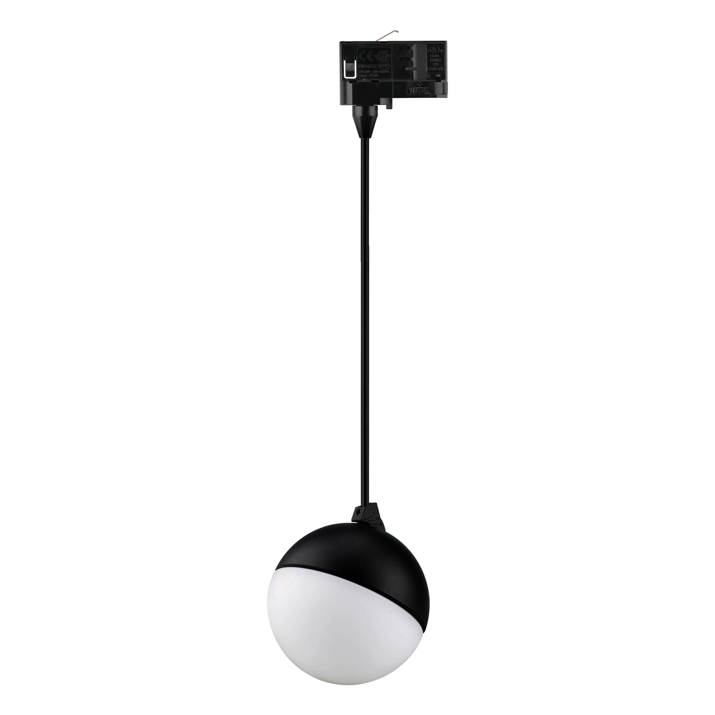 Domus Lighting Indoor Pendants Black / Opal Domus MOON Track Head Pendant Lights-For-You 22790