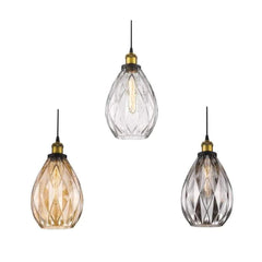 Domus Lighting Indoor Pendants EVELYN GLASS 1XE27 PENDANT Lights-For-You