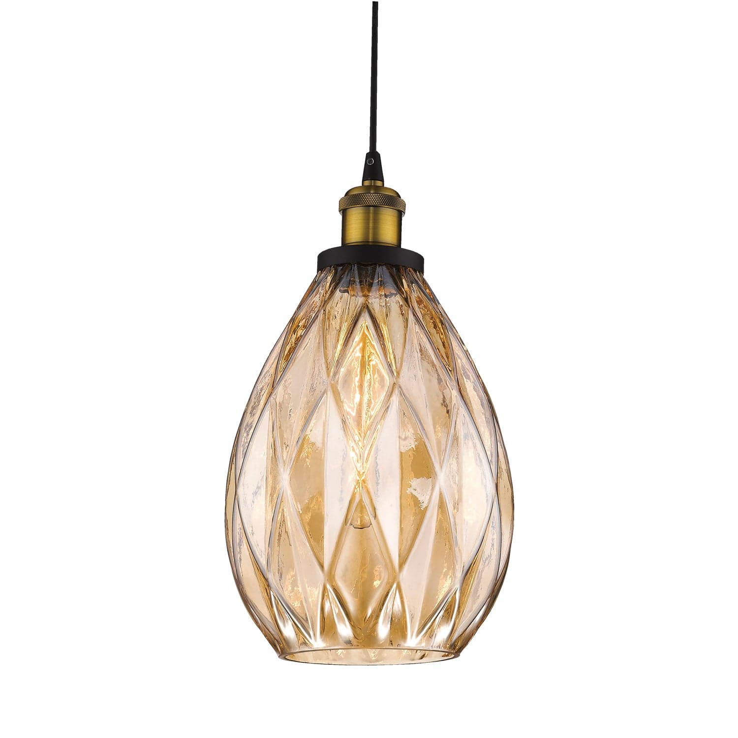 Domus Lighting Indoor Pendants EVELYN GLASS 1XE27 PENDANT Lights-For-You 31350 9330772313505