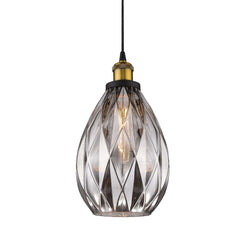 Domus Lighting Indoor Pendants EVELYN GLASS 1XE27 PENDANT Lights-For-You 31352 9330772313529