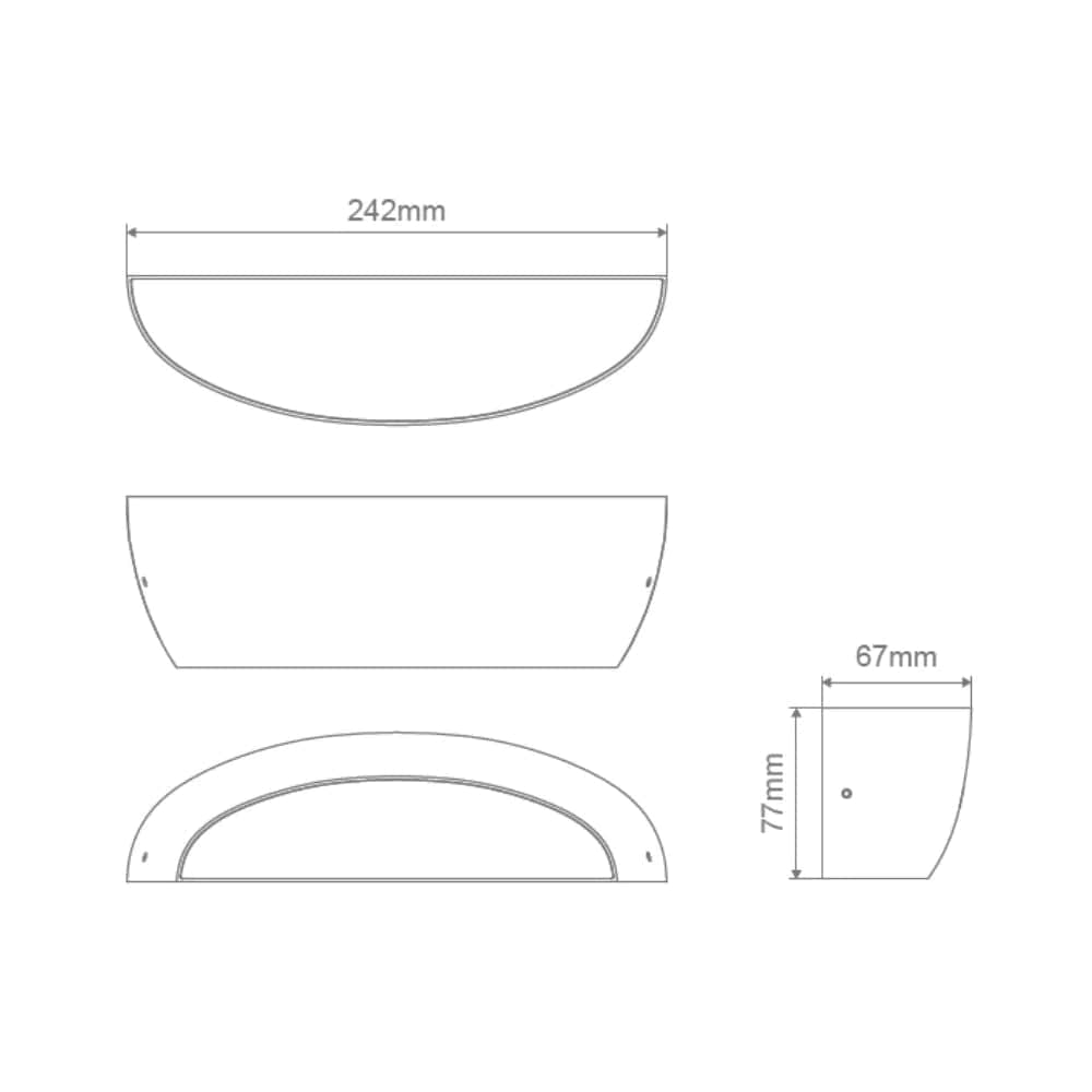 Domus Lighting Indoor Up/Down Wall Lights DOMUS SINTA UP/DOWN 8W WB TRIO Indoor Wall Lights Lights-For-You