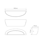 Domus Lighting Indoor Up/Down Wall Lights DOMUS SINTA UP/DOWN 8W WB TRIO Indoor Wall Lights Lights-For-You