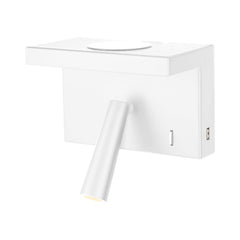 Domus Lighting Indoor Wall Lights White CHARGE-01 Switch & Wireless Charging Indoor Wall Lights Lights-For-You 22696