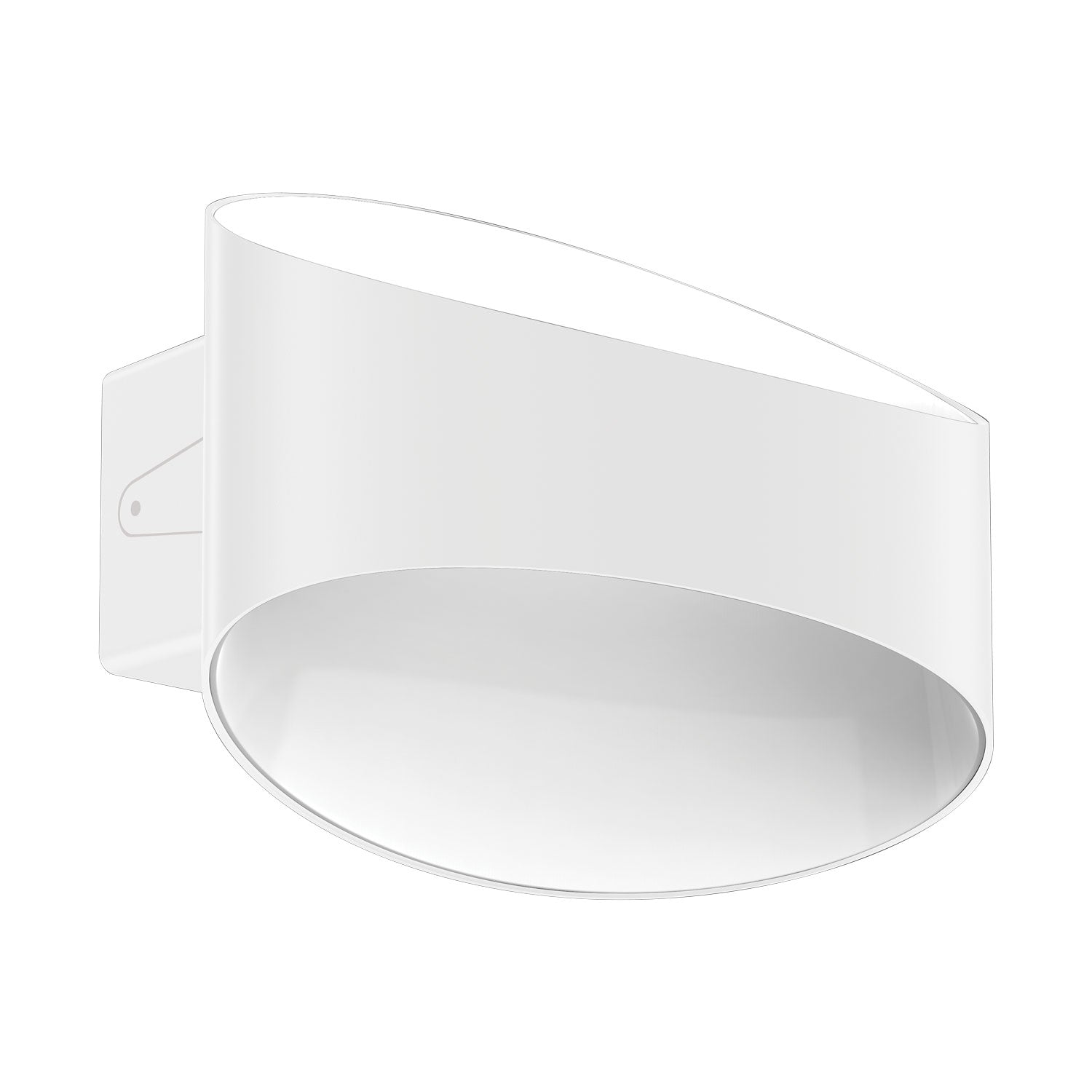 Domus Lighting Indoor Wall Lights WHITE / TRIO GLOW-8 UP/DOWN 8W Wall Light WB Lights-For-You 22661