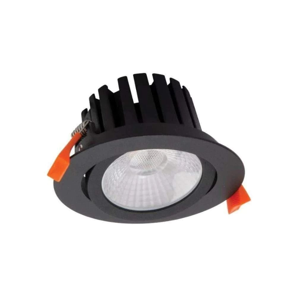 Domus Lighting LED Downlights TRIO / BLACK Aqua-13-Tilt - 13W Led Dimmable Deep Face Tiltable Wet Area Downlight Ip65 240V Lights-For-You 21274