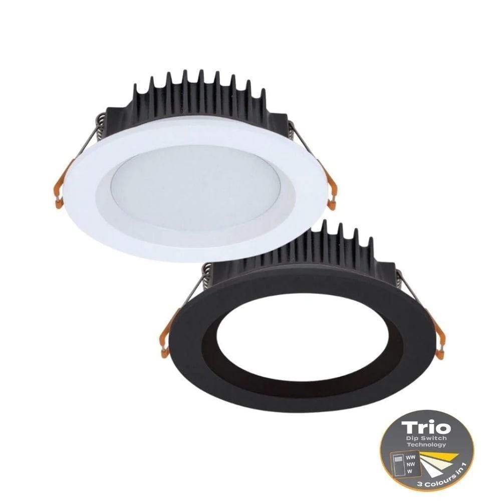 Domus Lighting LED Downlights Boost-10 - 10W Colour Switchable Led Downlight Ip54 240V - Trio Lights-For-You