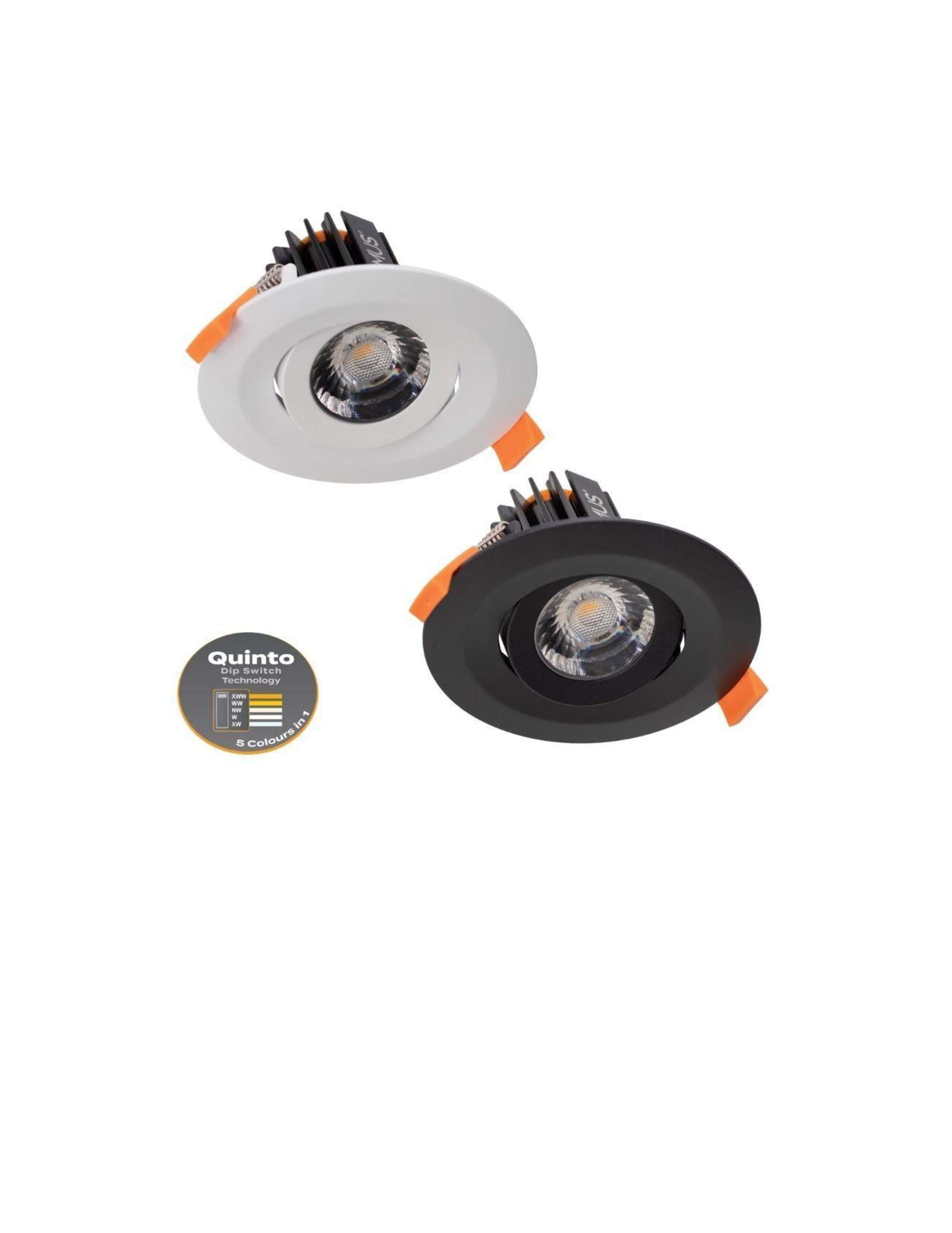 Domus Lighting LED Downlights CELL-13-5CCT-T90 Tiltable Downlight Lights-For-You