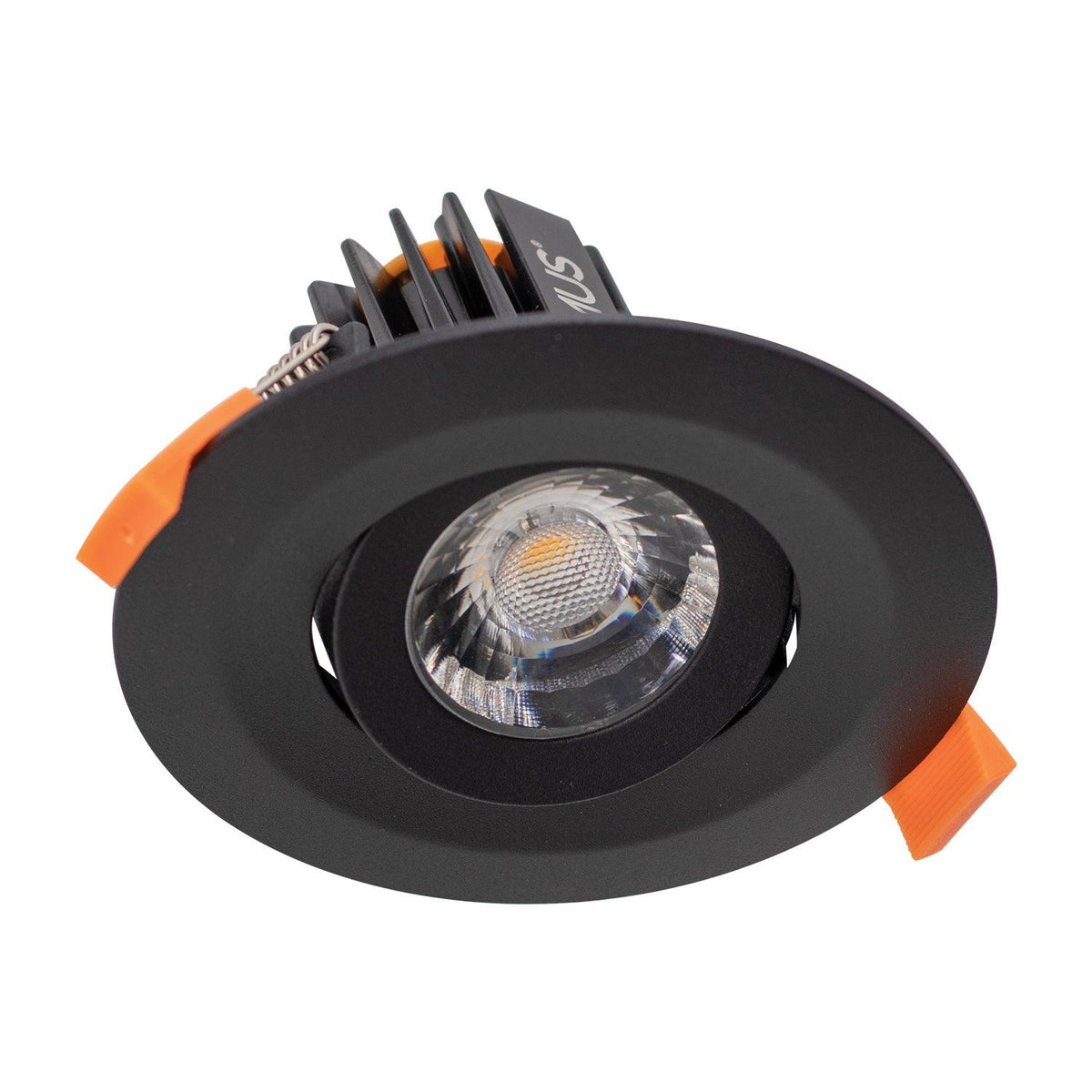 Domus Lighting LED Downlights BLACK Cell-9-5Cct-T90 - 9W Colour Switchable T90 Tiltable Led Downlight 240V - Quinto Lights-For-You 21679