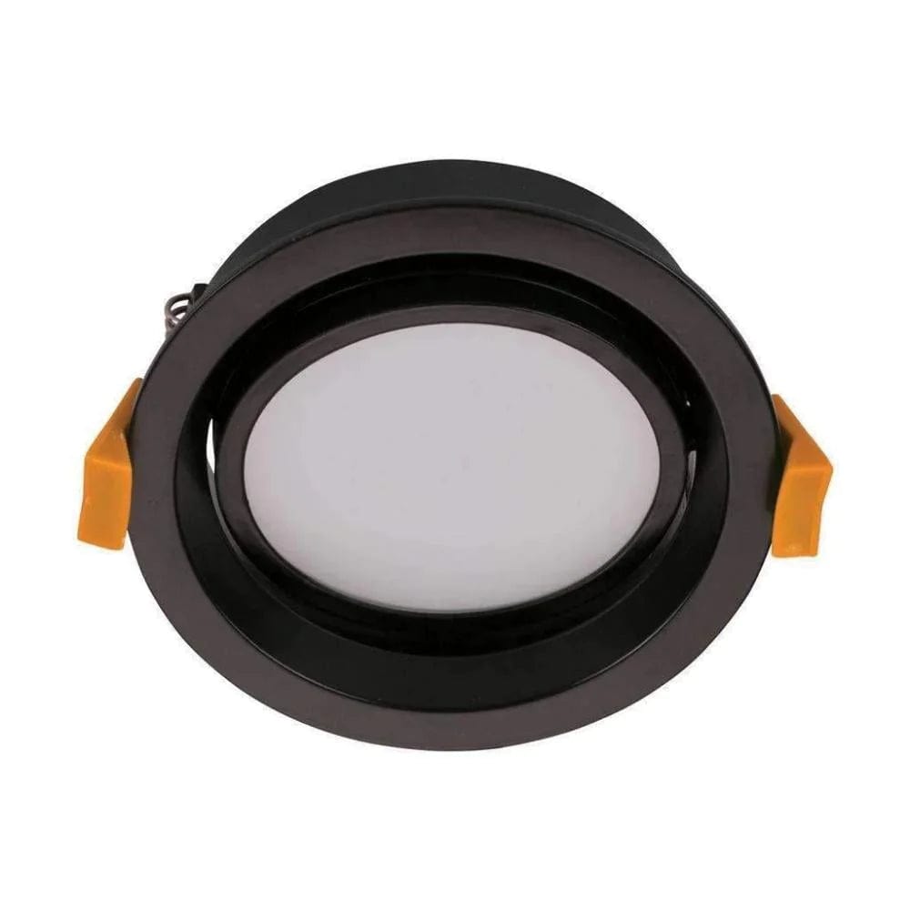 Domus Lighting LED Downlights BLACK / TRIO Deco-13-Tilt - Round 13W Tilt Colour Switchable Led Downlight Ip44 240V - Trio Lights-For-You 21045
