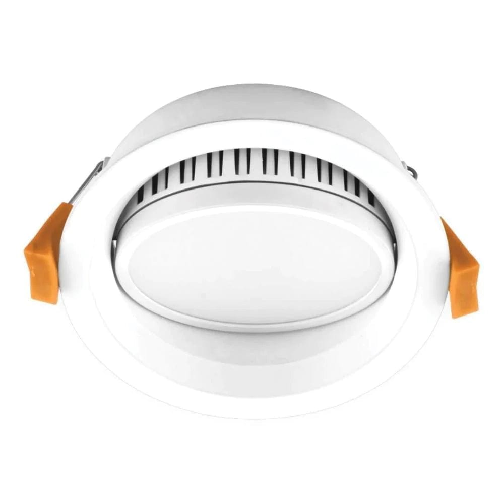 Domus Lighting LED Downlights Deco-13-Tilt - Round 13W Tilt Colour Switchable Led Downlight Ip44 240V - Trio Lights-For-You 20430 9330772204308