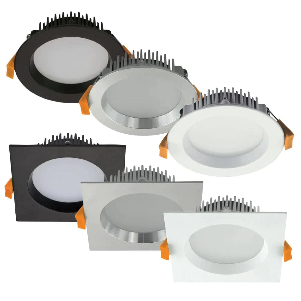 Domus Lighting LED Downlights Deco-13-Trio - Trio Dimmable 13W Round/Square Led Downlight Ip44 240V Lights-For-You