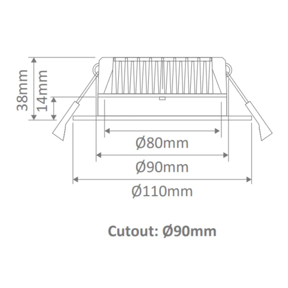 Domus Lighting LED Downlights Deco Dali Dimmable Led Downlight Lights-For-You