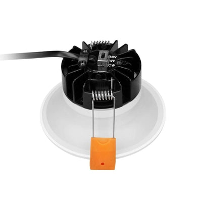 Domus Lighting LED Downlights Deep-9 - Round 9W Colour Switchable Deepset Fixed Led Downlight 240V - Trio Lights-For-You