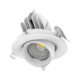 Domus Lighting LED Downlights Scoop-Trio - Round 13W/25W Adjustable Led Tri-Colour Dimmable Downlight 240V - Trio Lights-For-You 20468 9330772204681
