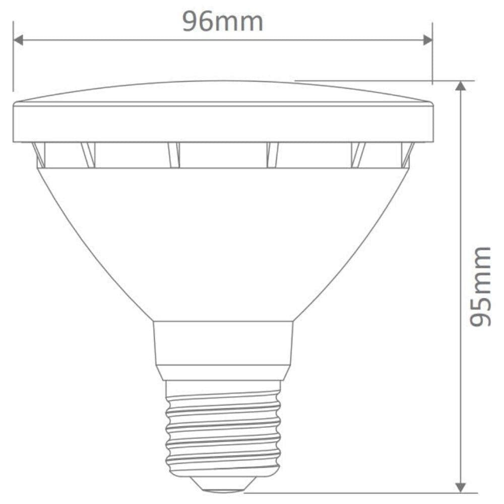 Domus Lighting LED Globes Domus KEY-PAR30 LED Frosted PAR30 Globe Lights-For-You