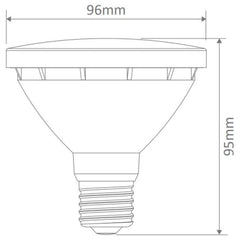 Domus Lighting LED Globes Domus KEY-PAR30 LED Frosted PAR30 Globe Lights-For-You