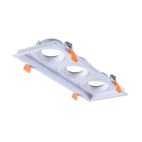 Domus Lighting Lighting Accessories Cell-S3 - 3 Light Slotter Frame To Suit Cell Downlight Module Series Lights-For-You 27070 9330772270709