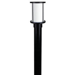Domus Lighting Lighting Domus BL-400-1M-KIT - Cylindrical Bollard Head 1M Kit Garden Light Black - Clear/Frost Lights-For-You 10683