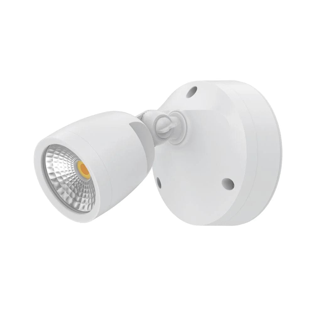 Domus Lighting Lighting Domus MURO-ECO-10 - 10W LED Tri-Colour Single Head Exterior Polycarbonate Coastal Spotlight IP65 Lights-For-You 25071