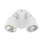 Domus Lighting Lighting Domus MURO-ECO-20 - 20W LED Tri-Colour Twin Head Exterior Polycarbonate Coastal Spotlight IP65 Lights-For-You 25075