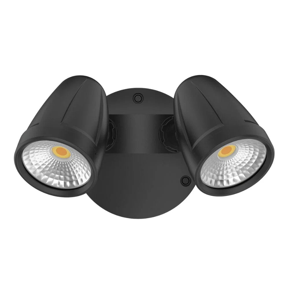 Domus Lighting Lighting Domus MURO-MAX-32 - 32W LED High Output Tri-Colour Twin Head Exterior Spotlight IP65 Lights-For-You 25084