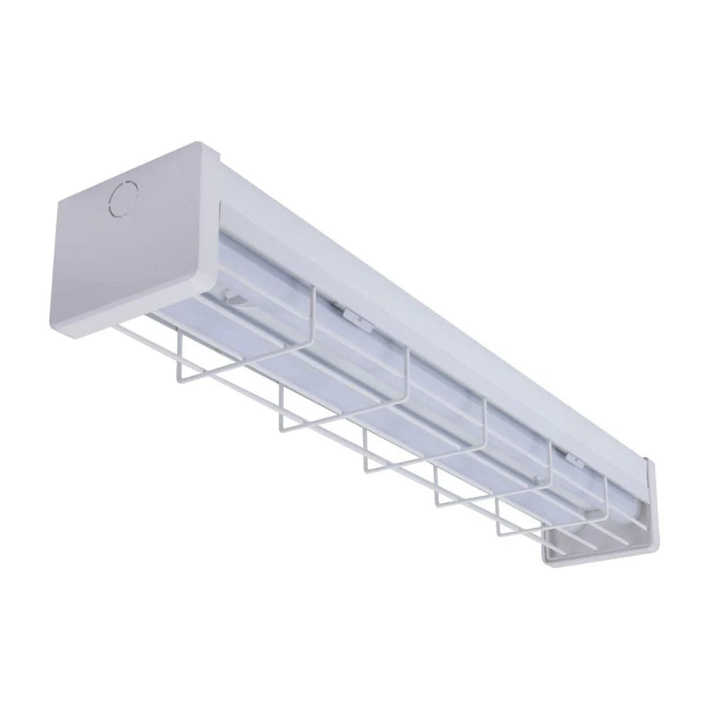 Domus Lighting Lighting Domus PARK-60-WG - 7.5W/15W LED Tri-Colour Wide Body Wire Guard 600mm Batten with Optional Sensor Lights-For-You 66060